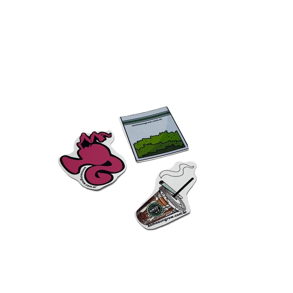 STICKERS VARIOS x5
