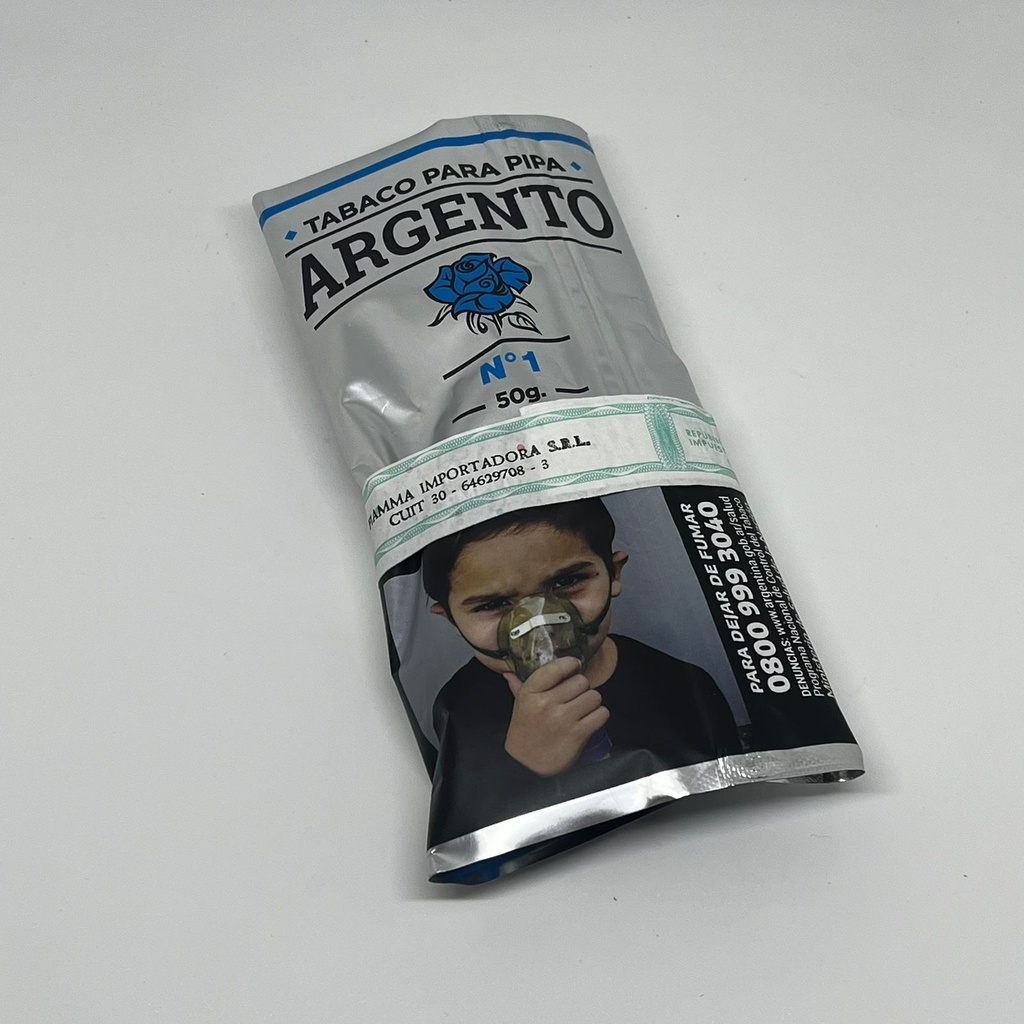 TABACO ARGENTO PARA PIPA 50GRS