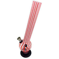 BONG VARIOS ACRILICO RAYADO MEDIANO