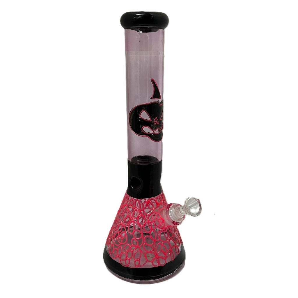 BONG VARIOS VIDRIO ROSA BNG 052A CALABAZA