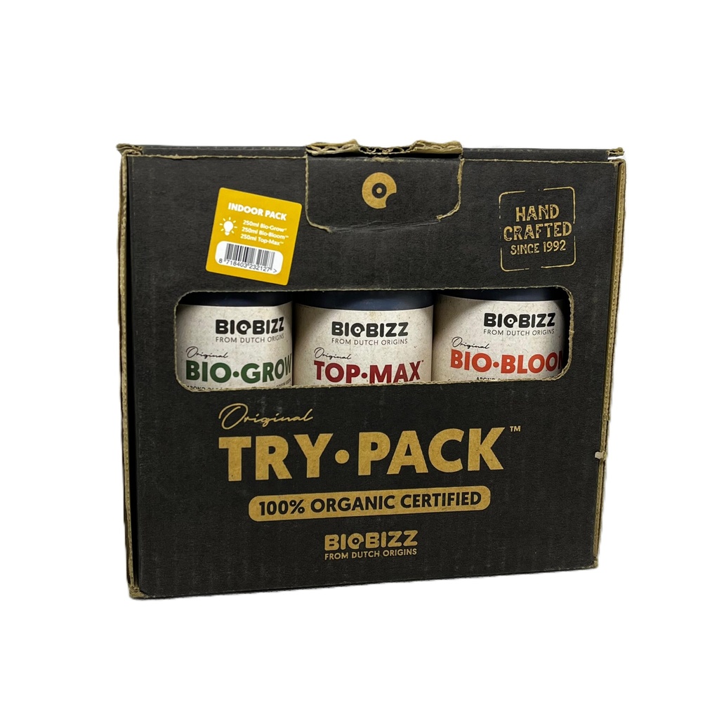 FERTILIZANTE BIOBIZZ TRYPACK INDOORPACK 250ML
