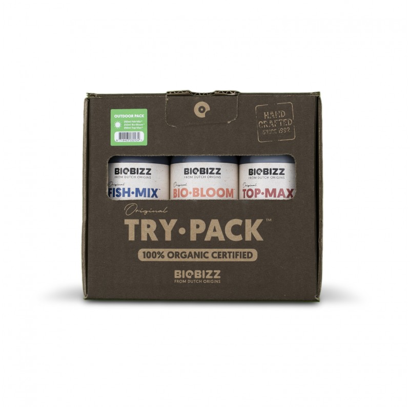 FERTILIZANTE BIOBIZZ TRYPACK OUTDOORPACK 250ML