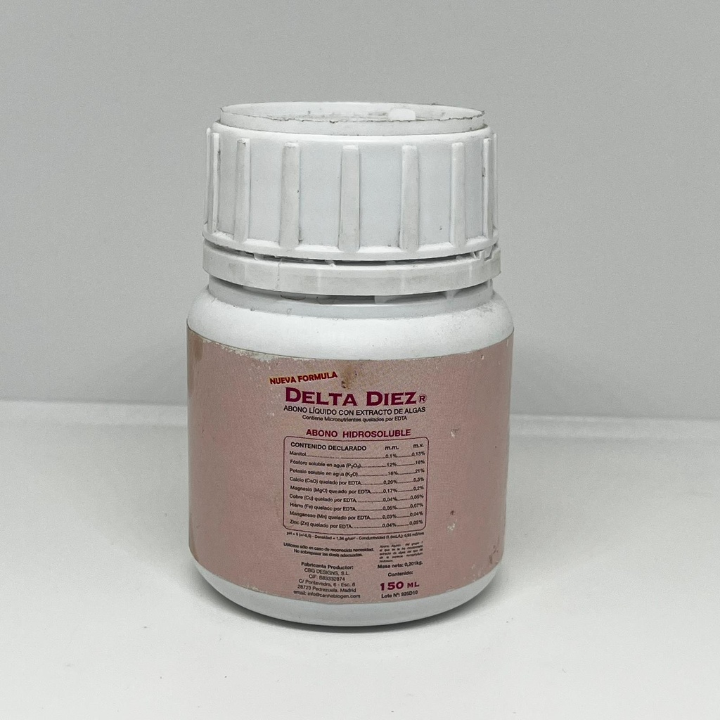 FERTILIZANTE CBG DELTA DIEZ 150ML