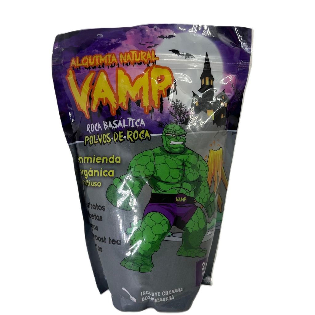 FERTILIZANTE VAMP POLVO DE ROCA BASALTICA 800CM3