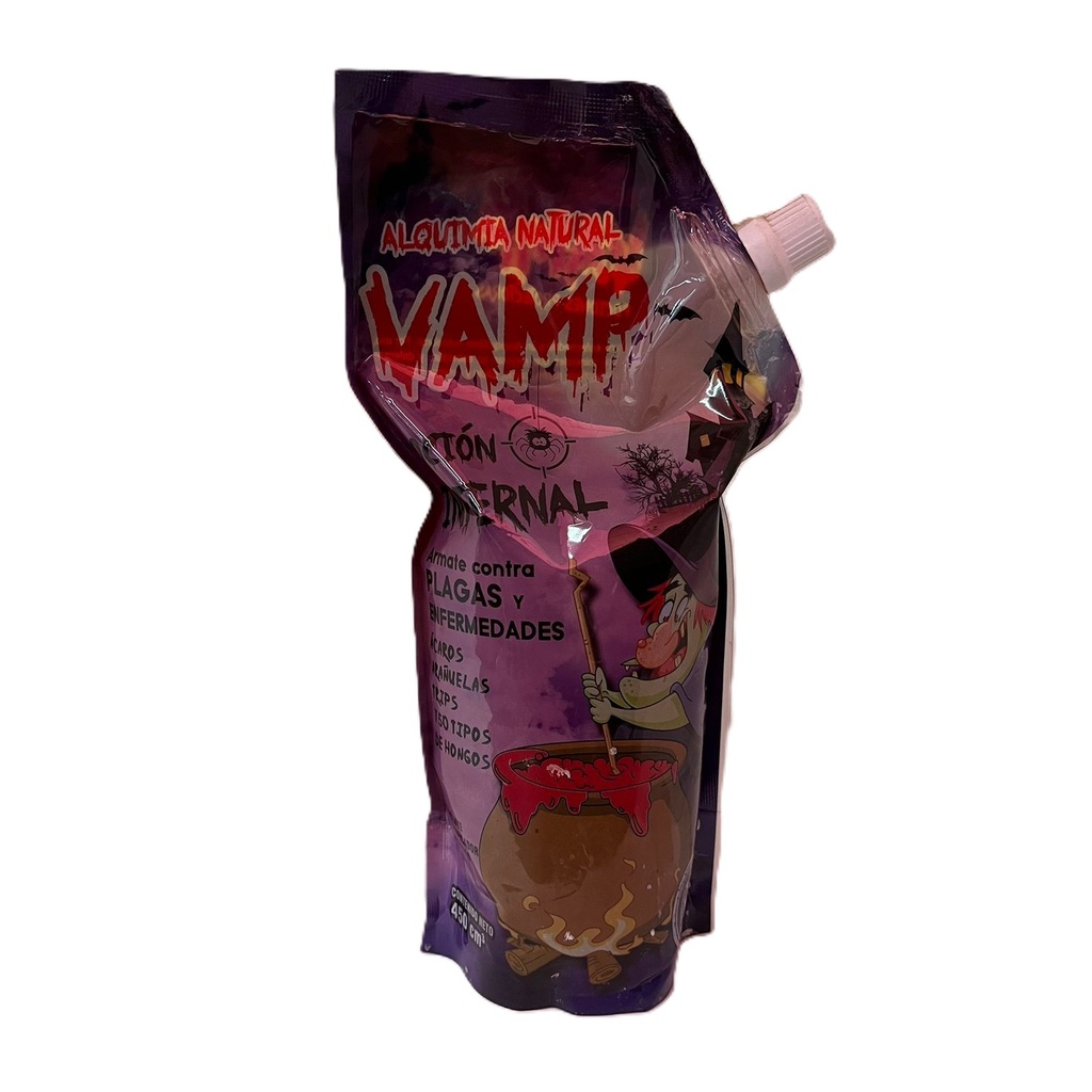 FERTILIZANTE VAMP POSION INFERNAL CONTROL PLAGAS 450CC