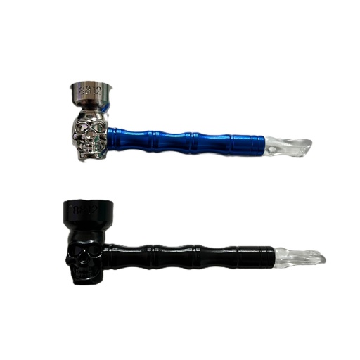 [1925] PIPA VARIOS METAL CALAVERA BOQUILLA ACRILICO