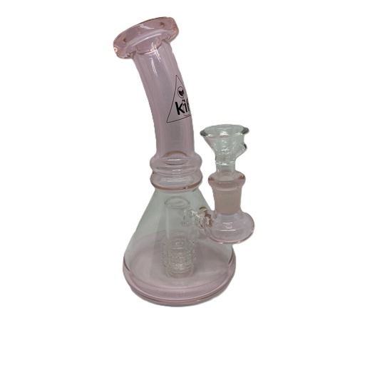 [1922] BONG KIF VIDRIO 14MM ROSA 18CM