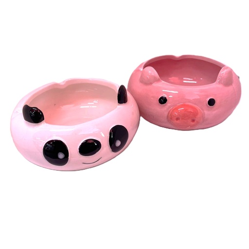 [1299] CENICERO VARIOS CERAMICA PANDA/PIG