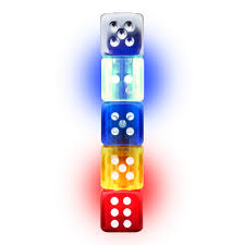 [1423] ENCENDEDOR VARIOS DADOS CON LUZ