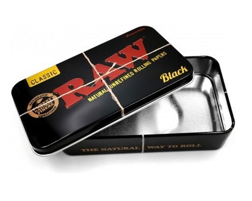 [1034] LATA RAW TIN CASE MARRON / NEGRA