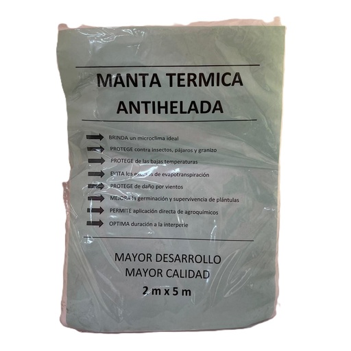 [1179] MANTA TERMICA VARIOS ANTI HELADA 2X5MTS