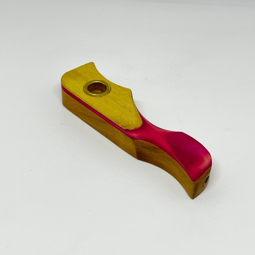 [1988] PIPA VARIOS MADERA AMARILLA Y ROSA